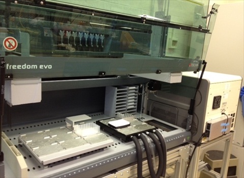 qPCR set-up from Tecan